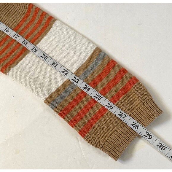Jones New York Waterfall Cardigan Sweater Women XL Multi Stripes Open Front Read - Picture 10 of 11
